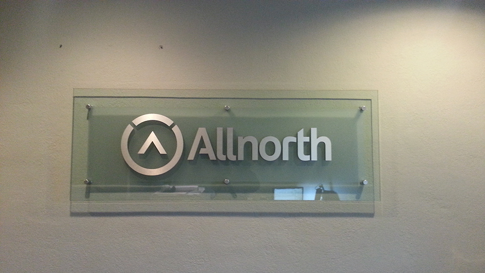 allnorth glass sign