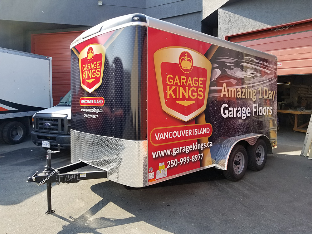 garage kings trailer wrap