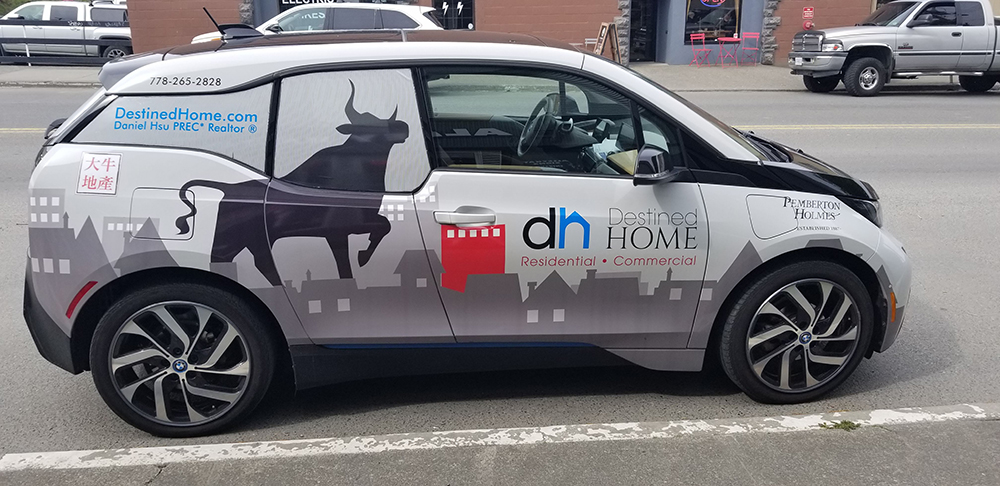 destined home vehicle wrap