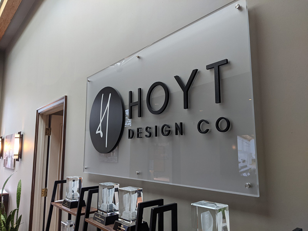 hoyt design co 3d plexi sign