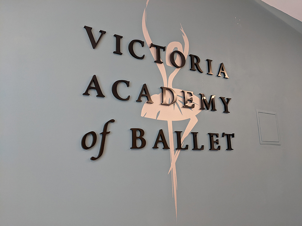 victoria academy of ballet 3d wall graphics