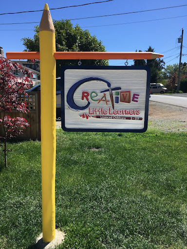 Creative Little Learners Cedar Sandblasted Sign